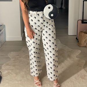 Princess Polly Yin Yang Jeans Size 8